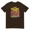 Funny I Am Yelling Carl Donut Cat Meme Graphic Tshirt