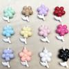 Acrylic Vertical Hole Hanging Solid Color Sunflower DIY/Car Pendant Mobile Phone Chain Beaded Bag Hanging Loose Beads