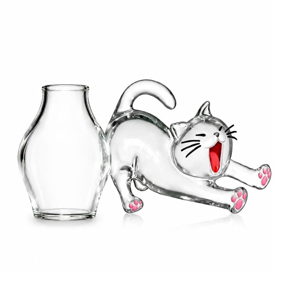 Transparent Cat Whiskers Collection Ornaments Pet Memorial Box Home Refrigerator Decor