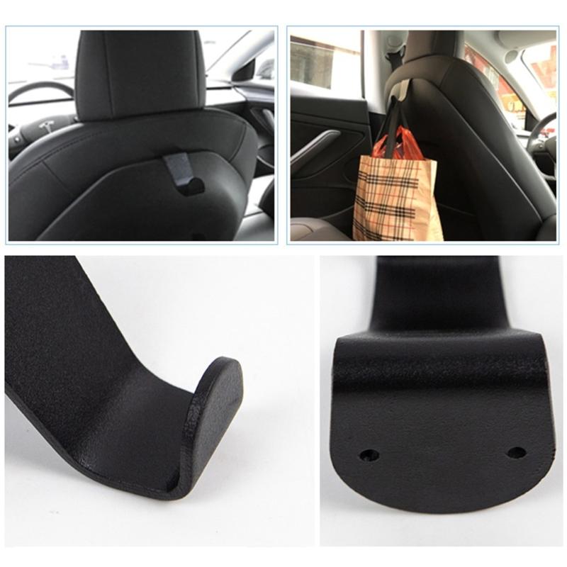 Крючок на подголовник автомобильного сиденья, Крючки-вешалки для автомобильных сидений, Органайзеры для хранения, Аксессуары для интерьера для Model 3/Y/X/S, Крючок для одежды