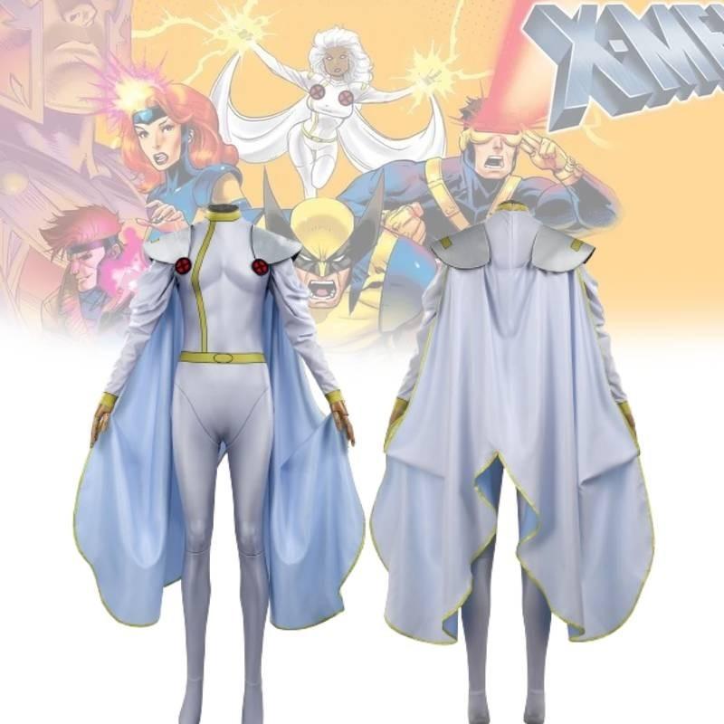 Костюм для косплея Шторм из Людей Икс 97, полный комплект, унисекс, фэнтези, уличная одежда, смесь полиэстера