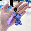 Creative Cartoon Section Geometry, Rabbit Keychain, Cute Trendy Fashion Car Key Chain, Bag Pendant.