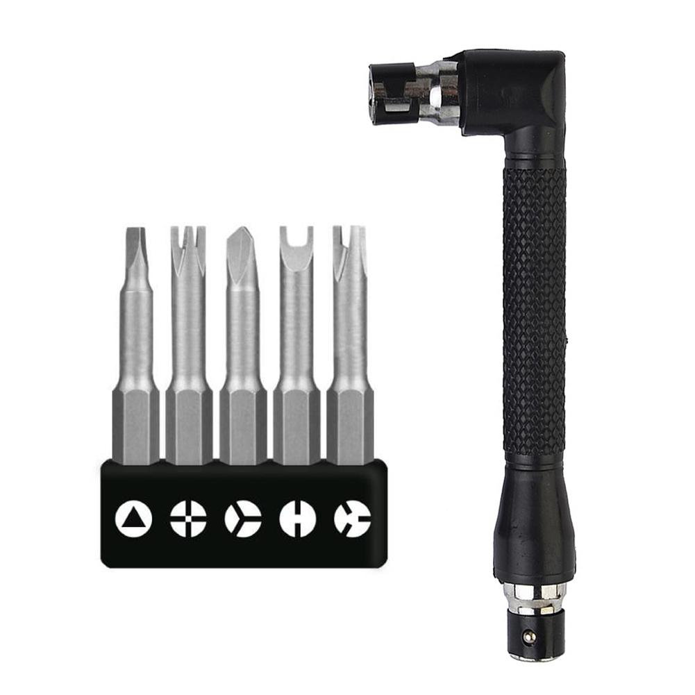 Набор отверточных бит с двухсторонней рукояткой под углом 90 градусов, биты специальной формы