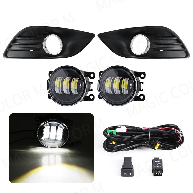 Для Ford Focus Focus 2 MK2 2009 2010 2011 Противотуманные фары LED DRL Дневные ходовые огни Галогенные автомобильные фары Автомобильные аксессуары 12 В