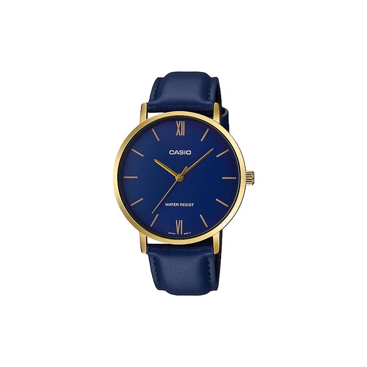 Casio Мужские часы Стандартной серии Синие MTP-VT01GL-2B MTP-VT01GL-2B