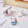 Minimalism Cute Decor Accessories Bunny Ornament Desktop Phone Holder Sundries Storage Holder Desk Decor Entrance Room Decor