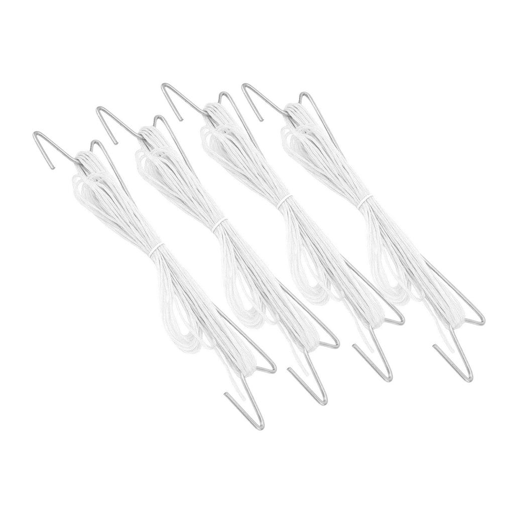 10PCS Tomato Support Hooks Iron Garden Plant Climbing Hooks with 10 Meters Twine to Prevent Tomatoes From Pinching Or Falling Off