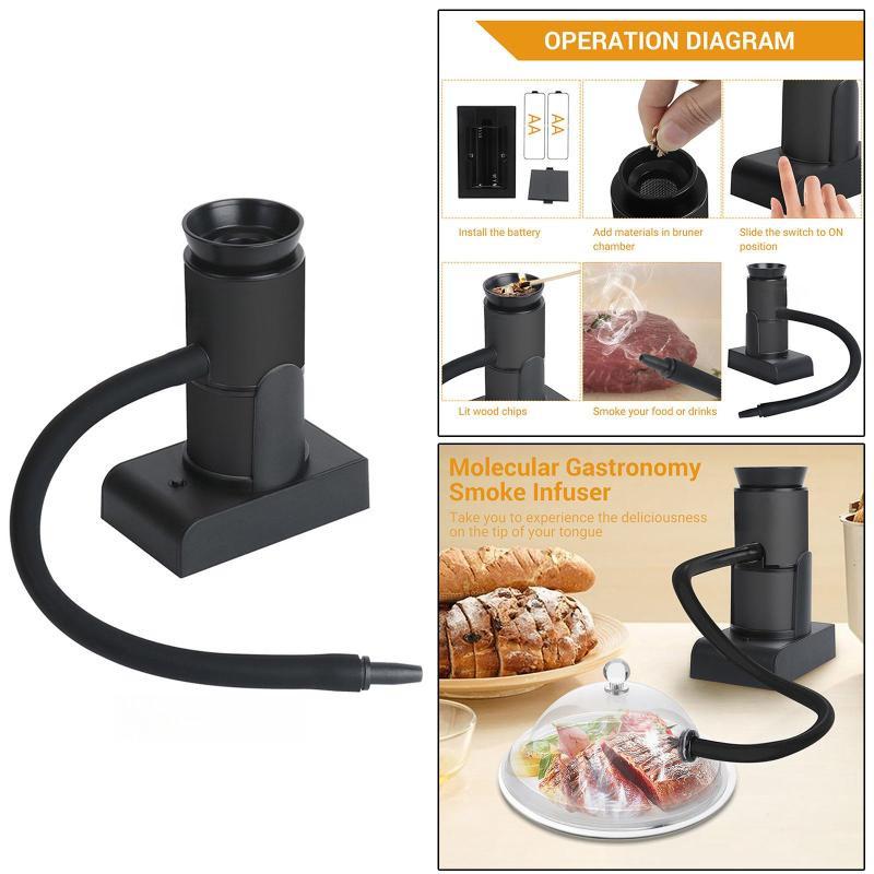 Portable Food Smoker Box Machine Handheld BBQ Meat Foodie Smoke Infuser Professional Cold Smoke System