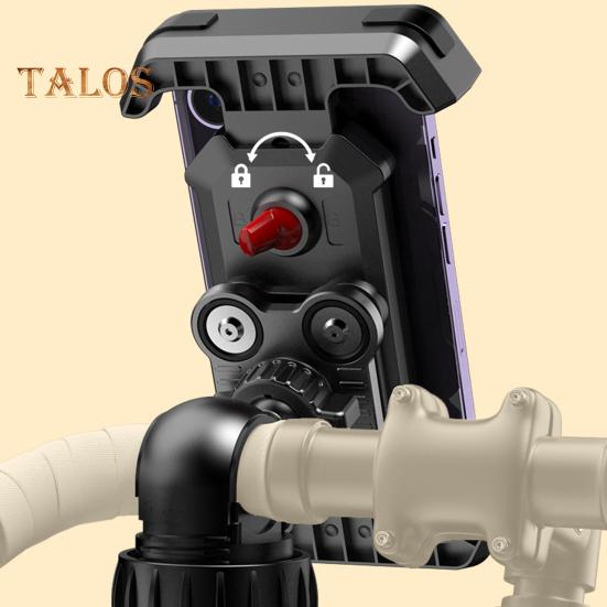 Универсальное крепление для телефона на велосипед, противоударное гаситель вибрации для горного электровелосипеда, скутера, быстросъемный держатель без инструментов с технологией воздушной подушки, подходит для 4.7-7