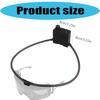 Tactical goggles defogger, fast and efficient anti-fog, suitable for skiing/riding/experiment and other multi-scene Black