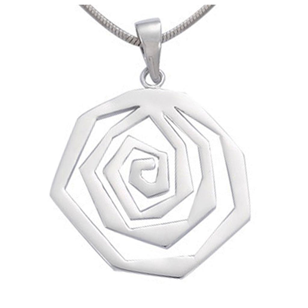 Les Trésors De Lily [H2638] - Silver Pendant 'Choreography' Silver (rhodium-plated) - 25 Mm