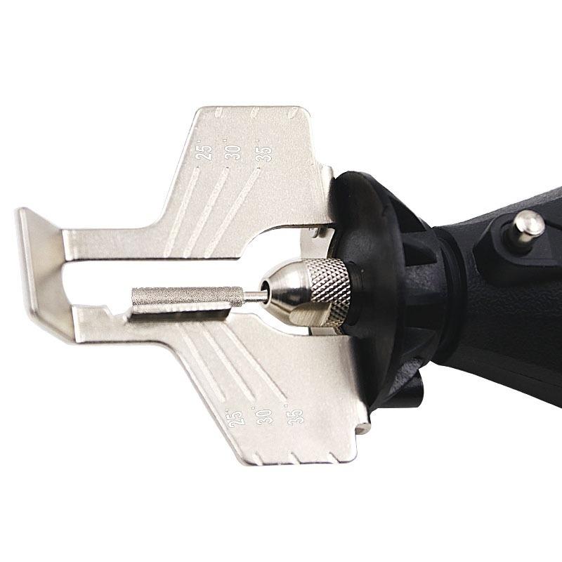 1 комплект насадки для заточки пилы, направляющая для заточки, адаптер для дрели, вращающийся аксессуар