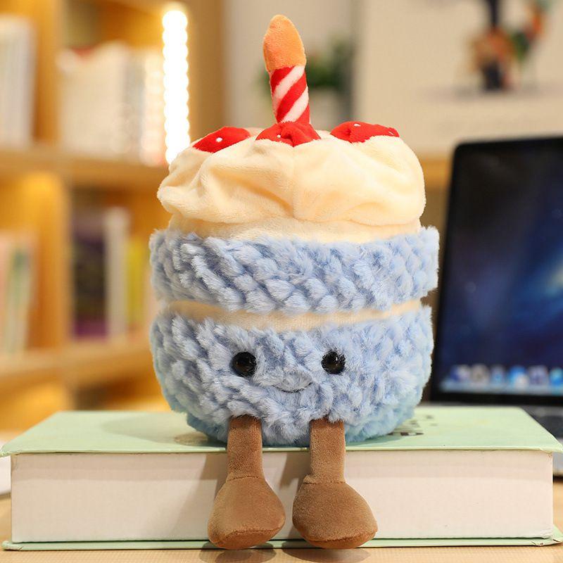 Очаровательная плюшевая игрушка Jellycat в виде торта на день рождения, 28 см