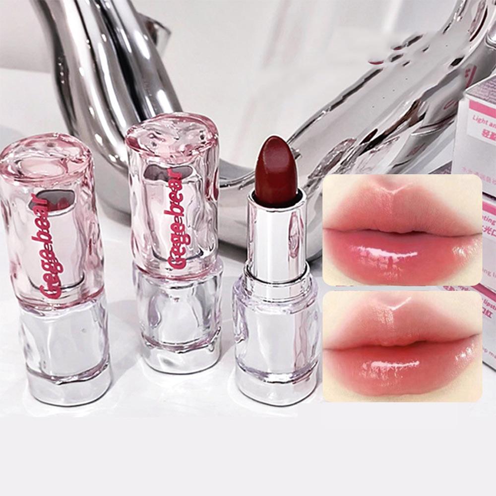 Gegebear Light and Translucent, Watery Lipstick, Mirror Moisturizing,  Korean Lip Gloss, Cross-border Beauty