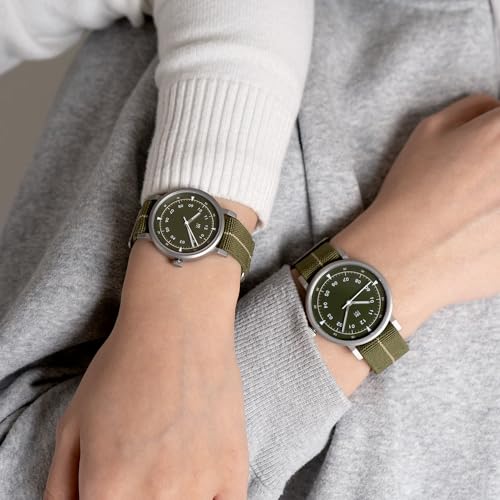 [Официальный магазин] Часы Maven 34 мм СЕРИЯ THE URBAN SCOUT Минималистичные модные часы (MUS-06 ОЛИВКОВЫЙ P 34ММ)