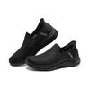 Skechers Слипоны Сетчатые Технология Flash Удобные Универсальные Низкие Повседневная Обувь Мужские кроссовки Черный 216600-BBK