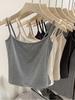 Sexy Camisoles Women Crop Tops Sleeveless Shirt Bralette Tops Solid Color Strap Skinny Vest Female Slimming Tanks Bra Underwear