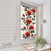 Painted Rose Flower Balcony Glass Window Beautification and Decoration Static Electricity Window Stickers