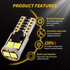 DXZ 10 шт. W5W T10 светодиодные лампы Canbus 6SMD 12 В WY5W 194 168 Распродажа автомобиля Внутренняя карта Купольные фонари Парковочный свет Авто сигнал