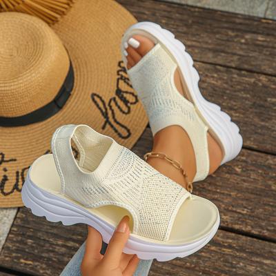 Модные летние женские сандалии римские слипоны мелкие сандалии на рыбьей подошве дышащие на шнуровке спортивные полые дизайнерские туфли Zapatos De Mujer