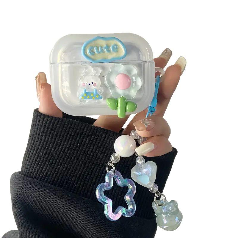Милый трехмерный love подходит для защитного чехла AirPods 1/1-го поколения, чехла для беспроводных Bluetooth-наушников Apple Pro/1