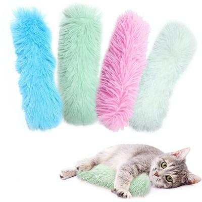 Мягкая игрушка для кошек, жевательная резинка, кошачья мята, самоуверенные игрушки для укусов, полосатая подушка, дразнящие игрушки для кошек, мягкая интерактивная игрушка для кошек, Katten Speelgoed
