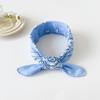 Hip-hop scarf 11cm cotton and linen small square scarf small silk scarf women's new European and American cashew nut printing versatile headscarf 
