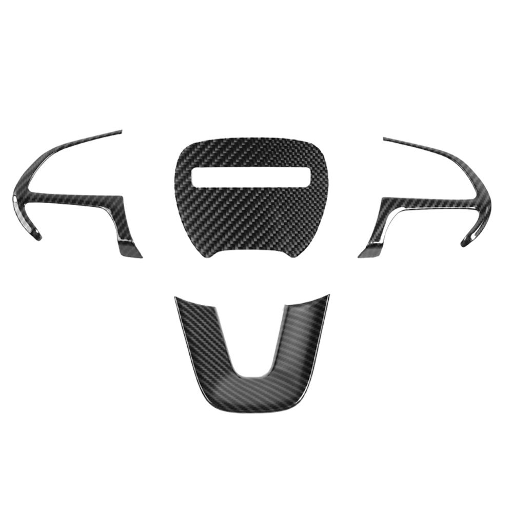 Декоративная накладка на руль автомобиля, рамка, наклейки для Dodge Challenger Dodge Charger 2015-2022, молдинги для интерьера