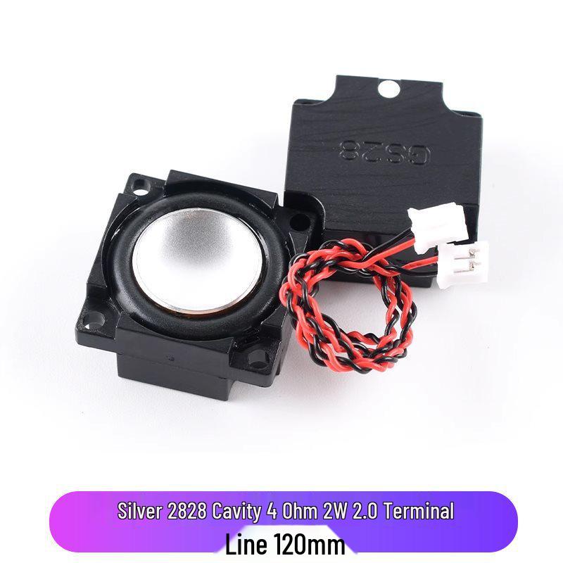 2828 Маленький 4-омный 2/3 Вт широкополосный басовый динамик для домашнего или настольного обогрева