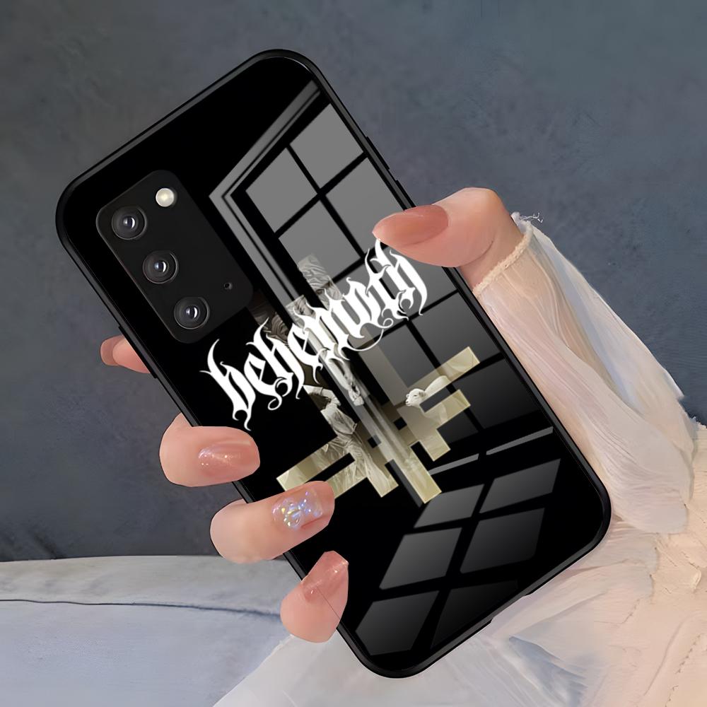 Чехол для телефона Behemoth для Samsung A25 A13 A33 5G A54 A36 A35 A56 A52 A14 Ударопрочная стеклянная крышка