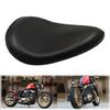 Compatible Motorcycle Custom Solo Spring Bracket Seat with Hard Bottom for Black Black Spring Harley, Honda, Yamaha, Kawasaki, Suzuki, Chopper,