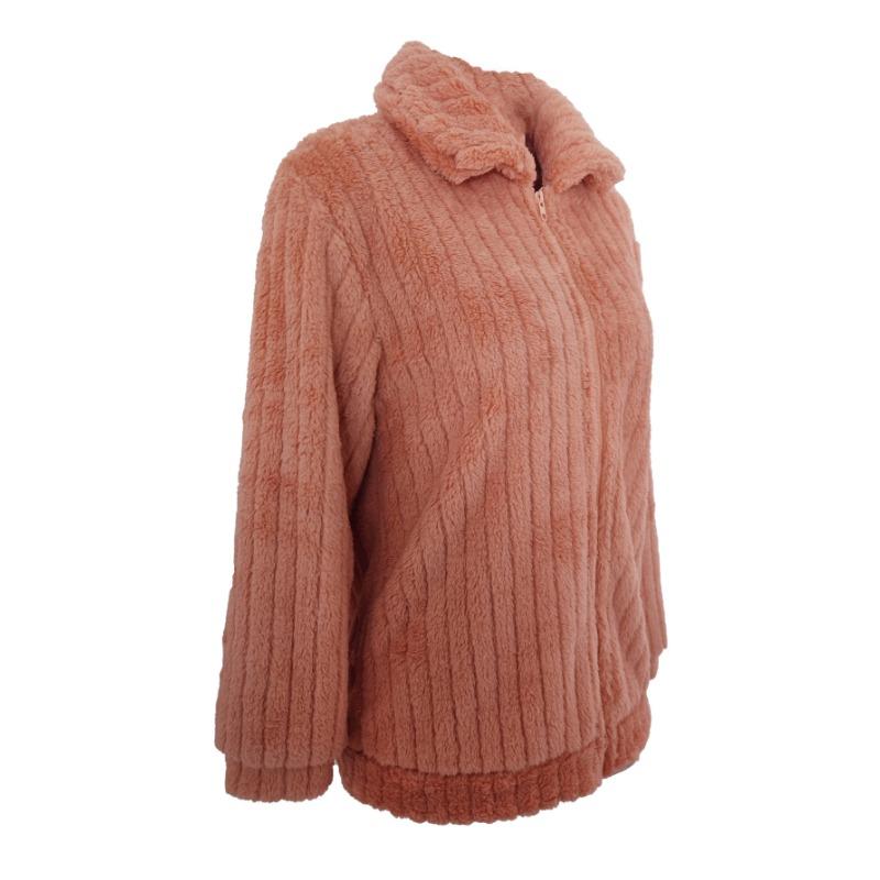 YYFS Женские модные повседневные однотонные куртки и пальто с воротником-поло на осень-зиму с длинным рукавом и принтом