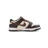 Nike Dunk Synthetic Leather Abrasion Resistant Low top Skateboard Shoes Unisex Brown HF5441-100(Team825-)
