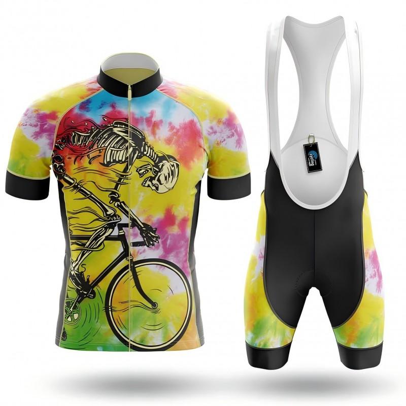 Mens Cycling Jersey Shorts Set Breathable Quick-Dry Performance Kit Road Bike Ride