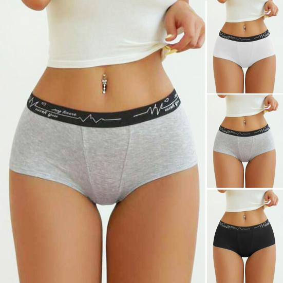 Women Panties High Waist Elastic Thin Seamless Butt-lifted Soft Breathable Anti-septic