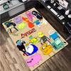 Adventure Time Friendship Home carpet Office Decorative Carpet For Living Room Bedroom Door Mat Floor Rug Computer Chair Area Rug
