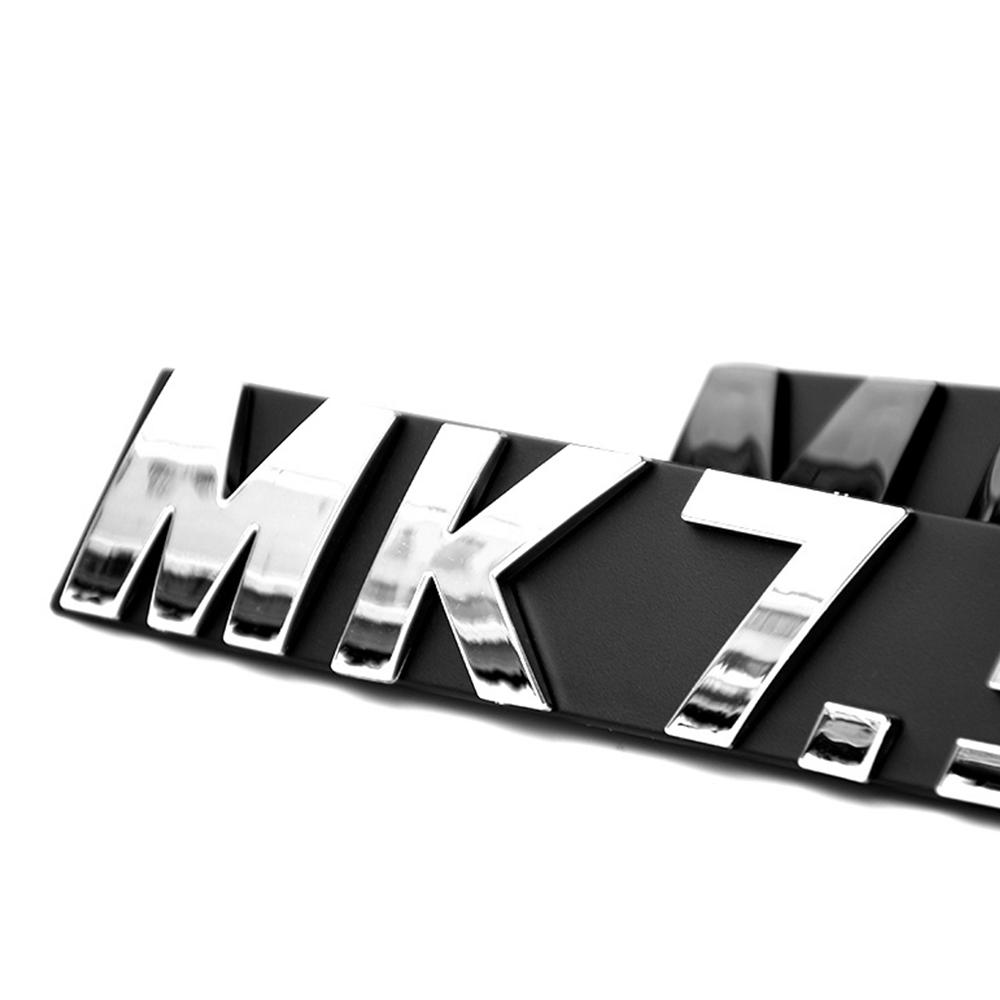 VW MK5 MK6 MK7 MK7.5 Auto Emblem Accessories ABS Badge Front Grille Decoration Sticker Decals for Volkswagen Beetle Touran Jetta zk6