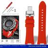 For Casio PRG-240 PRG-130Y/T PRW-1500 PRG-130 Resin Silicone Concave Rubber Watch Strap with Tools Sports Watchband Accessories