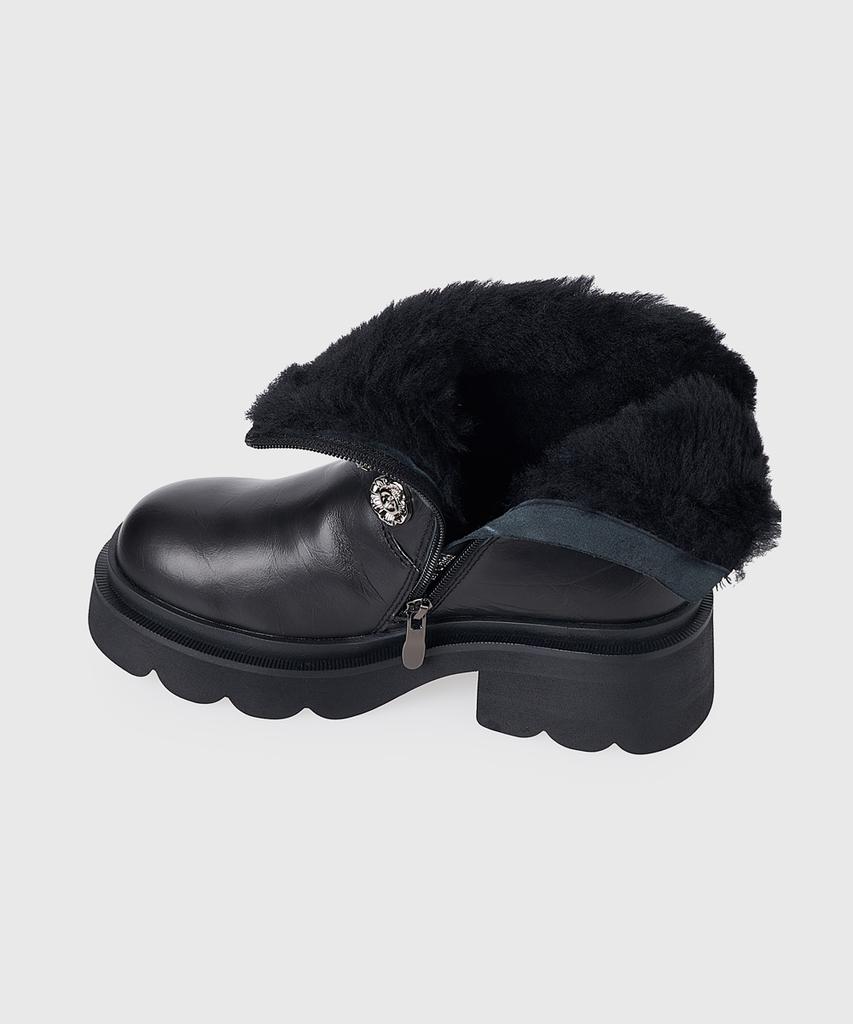 Kissa Shearling Mustang Ankle Boots A507008