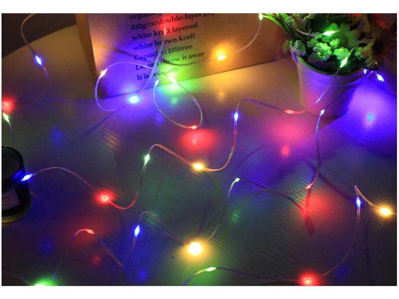 Водонепроницаемые светодиодные гирлянды из медной проволоки с пультом дистанционного управления - Питание от USB и батареек для рождественских, свадебных и уличных кемпинговых украшений