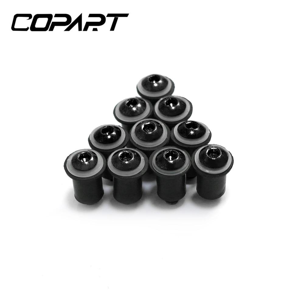 10Pcs M5X15mm Windshield Windscreen Bolts Fairing Screw Nut Fastener For Suzuki GSXR GSX-R600 750 1000 HONDA BMW KAWASAKI SUZUKI
