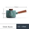 150 мл Керамический чайник с деревянной ручкой и боковой ручкой для фильтрации чайных наборов