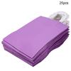 25 шт. Подарочный пакет из крафт-бумаги для свадебных конфет с ручкой, фиолетовый