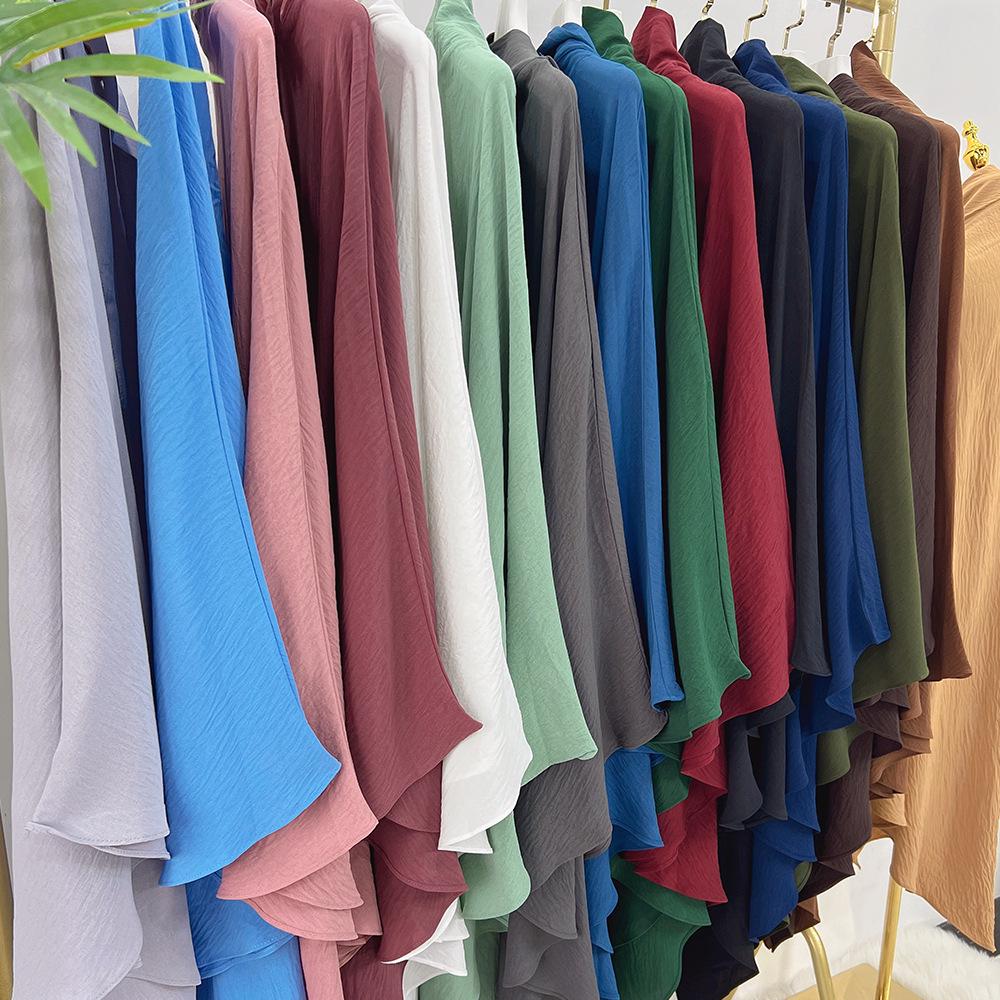 Loriya 2023 Solid Color Middle Eastern Headscarf, Large Size (Dubai, Turkey) Model HJ907