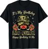 Leo Queen Black Woman With Cap Camo It's My Birthday T-Shirt