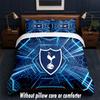 Дизайн Tottenham Hotspur Постельное белье Комплект 1 пододеяльник + 2 наволочки Мягкое дышащее домашнее постельное белье