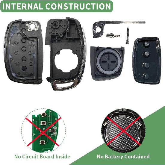 Чехол для ключа-брелока для Hyundai Sonata Santa Fe Sport 2018 2017 2016 2015 2014 2013 4 кнопки Бесключевой доступ Пульт дистанционного управления Складной Выкидной Чехол для ключа-брелока автомобиля