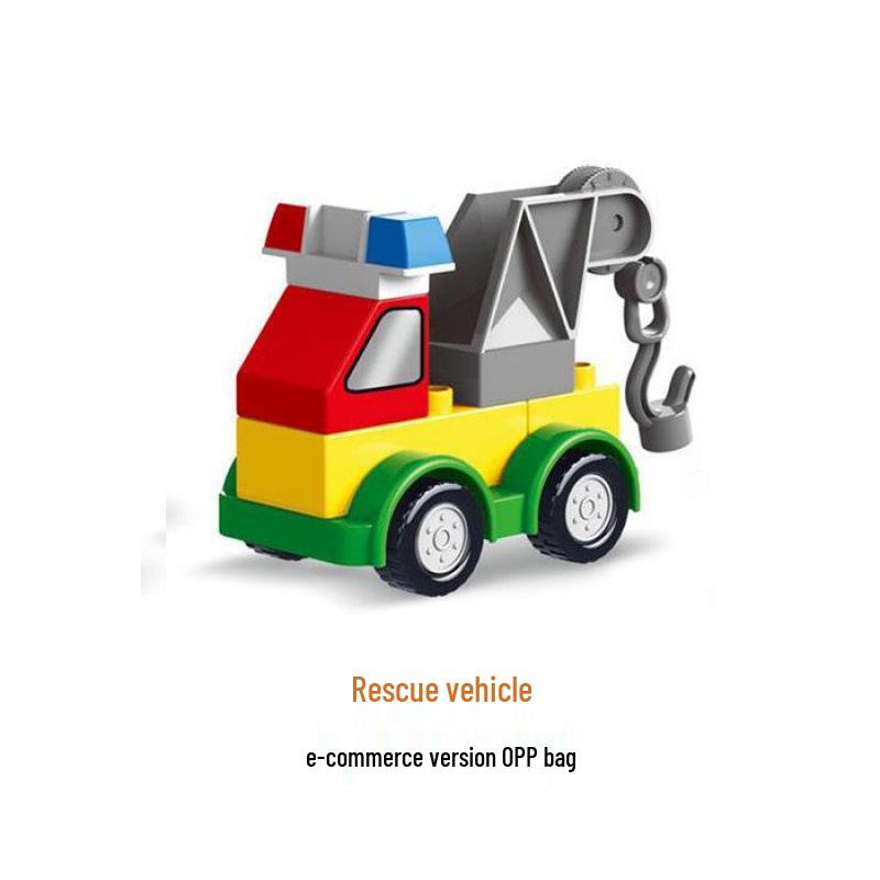 Совместимо с LEGO Duplo: Универсальные инженерные машинки и креативные строительные блоки - Образовательная игрушка для детей