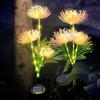 Flower Solar Light Realistic IP65 Waterproof Weather-resistant Outdoor Garden Pathway Yard Lawn Ground Stake LED Decoration Lamp