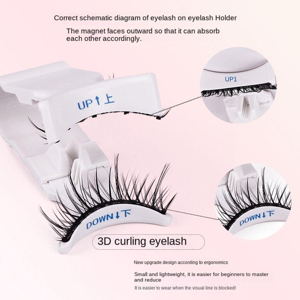 Магнитные ресницы Natural Look, многоразовые инструменты для макияжа глаз, накладные ресницы для наращивания ресниц